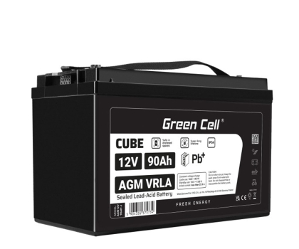 Akumulator do UPS Green Cell Cube AGM VRLA IP54 12V 90Ah